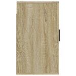 vidaXL Meuble TV mural Chêne sonoma 40x34 5x60 cm