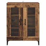 vidaXL Buffet Bois Ancien 69 5 x 34 x 90 cm Bois d'ingénierie et fer