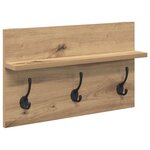 vidaXL Set de meubles de couloir 4 pièces en bois d'artisan chêne