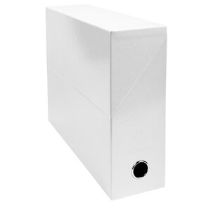 Boite transfert IDERAMA Pelliculé Brillant Dos de 90 mm Blanc x 5 EXACOMPTA