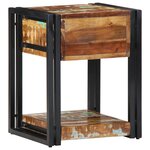 vidaXL Cabinets de chevet 2 Pièces 40x35x50 cm Bois massif récupéré