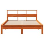vidaXL Cadre de lit sans matelas cire marron 150x200cm bois pin massif
