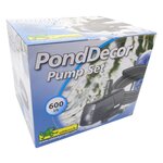 Ubbink Kit de pompe pour sujets cracheurs "SoArte" Noir