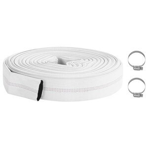 vidaXL Tuyau d'incendie 30 m 1" PVC