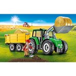 PLAYMOBIL 9317 - Grand tracteur avec remorque