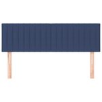 vidaXL Têtes de lit 2 Pièces Bleu 72x5x78/88 cm Tissu