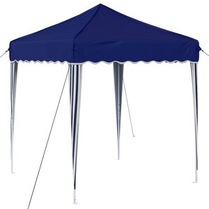 vidaXL Tente de fête pop-up 195 x 195 x 245 cm Bleu Tissu Oxford
