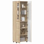 vidaXL Haut Armoire avec étagère FLORIN Chêne Sonoma 60 x 35 x 182 cm