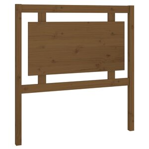 vidaXL Tête de lit Marron miel 95 5x4x100 cm Bois massif de pin