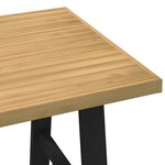 vidaXL Table à manger NOAIN pieds en forme de A 160x90x75cm massif pin