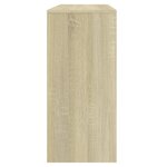 vidaXL Table console chêne sonoma 100x35x76 5 cm bois d'ingénierie