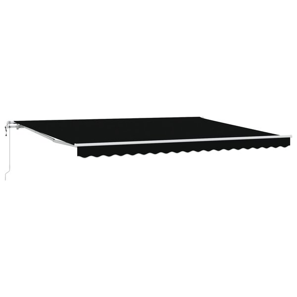 Store Rétractable Automatique vidaXL Noir 450x300 cm