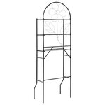 vidaXL Étagère de toilette Noir 60x33x174 cm