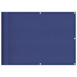 vidaXL Écran de balcon bleu 75x800 cm 100  polyester oxford