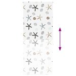 vidaXL Store enrouleur de douche 90x240 cm largeur du tissu 86 cm