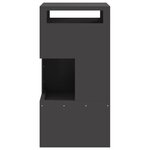 Feu de camp vidaXL Noir 50x50x100 cm Acier