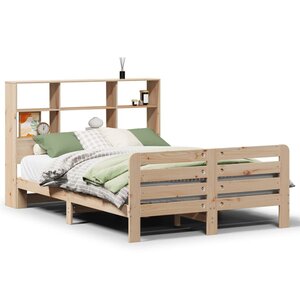 vidaXL Cadre de lit sans matelas 140x200 cm bois massif de pin
