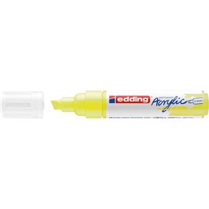 Marqueur acrylique large 5000 jaune fluOrescent 5-10 mm EDDING