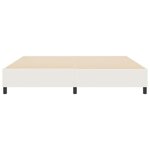 vidaXL Cadre de lit plateforme Crème 200 x 200 cm