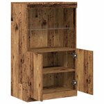 vidaXL Buffet Marron 60 x 37 x 100 cm Bois d'ingénierie