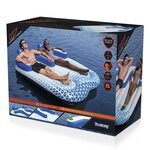 Bestway Salon flottant double ondulé Hydro-Force Indigo 183 cm