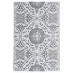 vidaXL Tapis d'extérieur Gris clair 120x180 cm PP