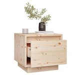 vidaXL Tables de chevet 2 Pièces 35x34x32 cm Bois de pin solide