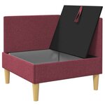 vidaXL Sofa avec rangement Tissu