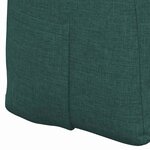 vidaXL Coussin de Dos Vert foncé 100 x 24 x 50 cm tissu