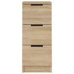 vidaXL Buffet Chêne sonoma 30x30x70 cm Bois d'ingénierie