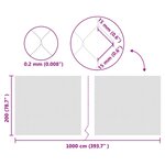 vidaXL Filet de protection pour oiseaux Vert 2 x 10 m Polyéthylène