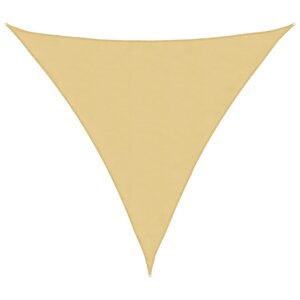 vidaXL Voile d'ombrage sable 3x3x3 m 100   polyester oxford