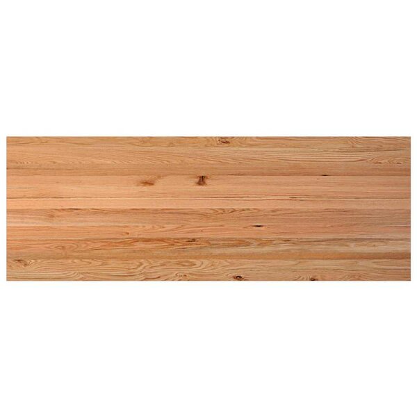 vidaXL Dessus de bureau marron clair bois chêne massif rectangulaire