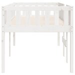 vidaXL Lit pour enfants sans matelas blanc 80x200cm bois de pin massif