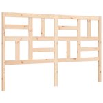 vidaXL Cadre de lit sans matelas bois de pin massif