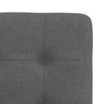 vidaXL Chaises à manger lot de 2 gris foncé tissu