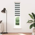vidaXL Store zèbre gris foncé largeur du tissu 40 9 cm polyester