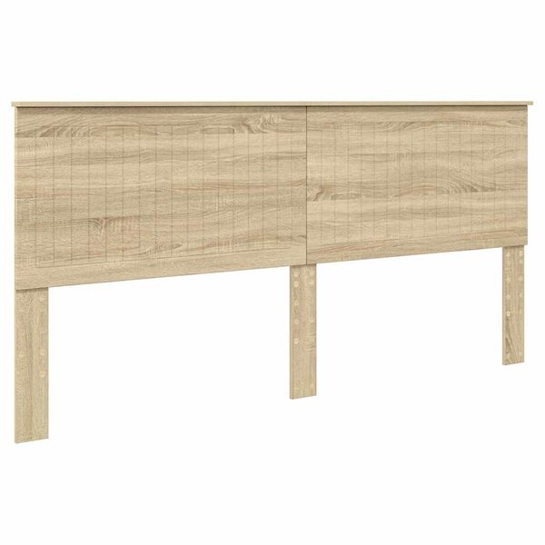 vidaXL Tête de lit Chêne Sonoma 200 cm Bois d'ingénierie