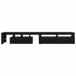 vidaXL Meubles TV 2 Pièces Chêne noir 260 x 36.5 x 40 cm