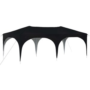 vidaXL Tente de fête pop-up 575 x 288 x 245 cm Anthracite Tissu Oxford