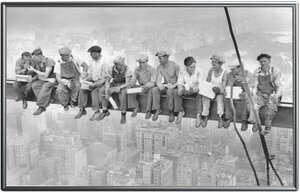 Pièce de monnaie en Argent 1 Dollar g 31.1 (1 oz) Millésime 2025 LUNCH ATOP A SKYSCRAPER