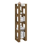 vidaXL Bibliothèque/Séparateur de pièce Marron miel 41x35x160 cm Pin