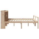 vidaXL Lit bibliothèque sans matelas 180x200 cm bois massif de pin