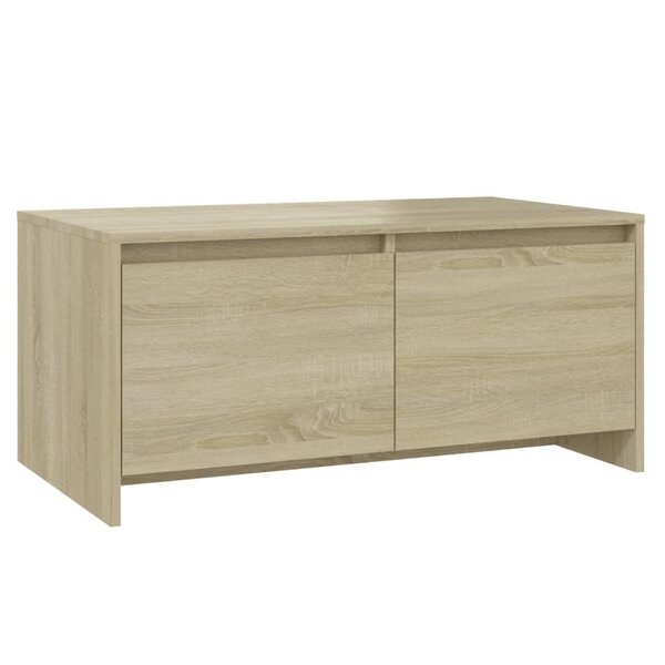 vidaXL Table basse chêne sonoma 90x50x41 5 cm bois d'ingénierie
