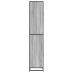 vidaXL Armoire de salle de bain sonoma gris bois d'ingénierie et métal