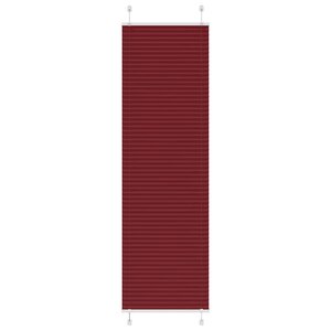 vidaXL Store plissé rouge bordeaux 65x200 cm largeur du tissu 64 4 cm