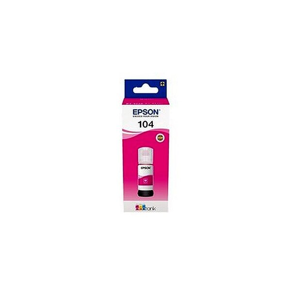 T00p340 - bouteille d'encre magenta ecotank epson 104