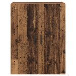 vidaXL Armoire Murale 2 Pièces Bois ancien 69 5 x 34 x 90 cm
