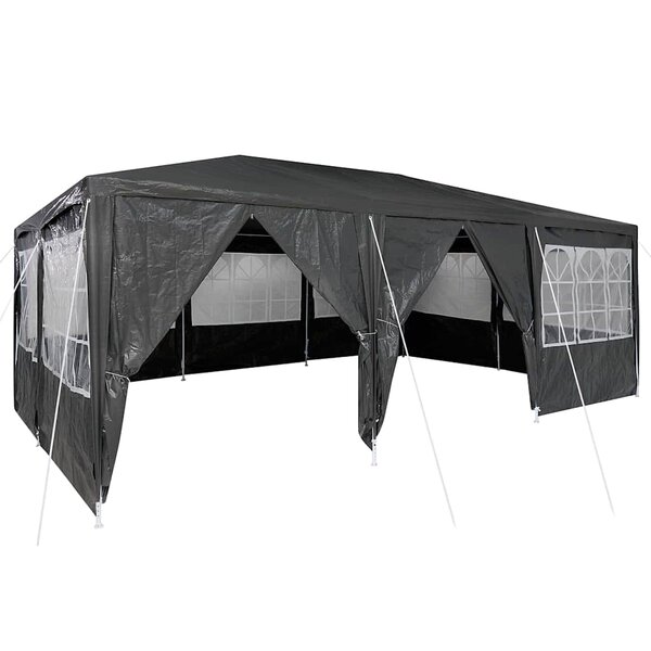 vidaXL Tente de fête Anthracite  Blanc 600 x 400 x 266 cm