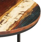 vidaXL Tables gigognes 3 Pièces Bois de récupération massif